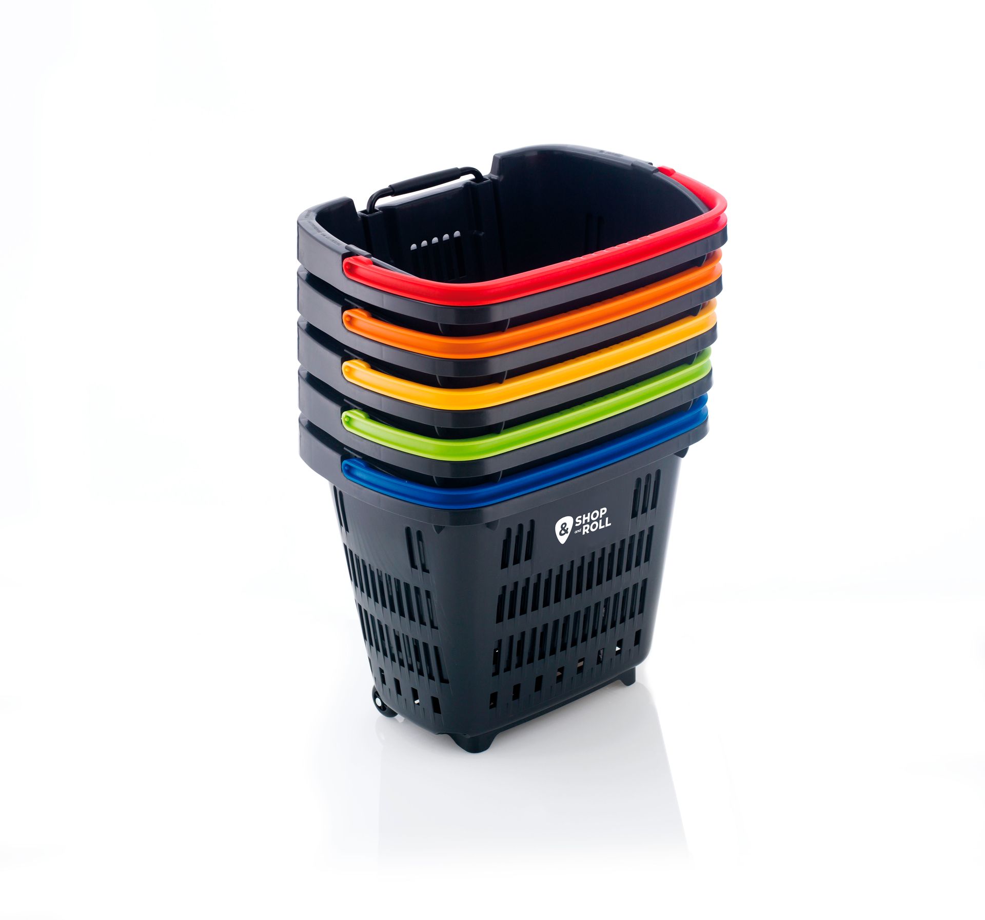 Wheeled Hand Basket 34L