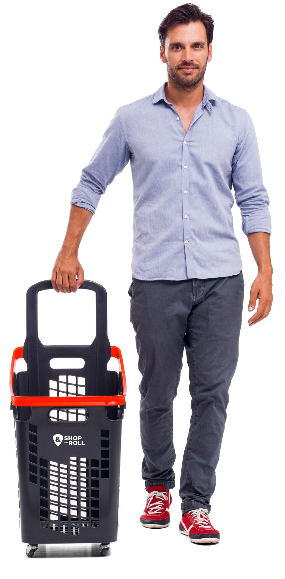 Wheeled Hand Basket 65lt