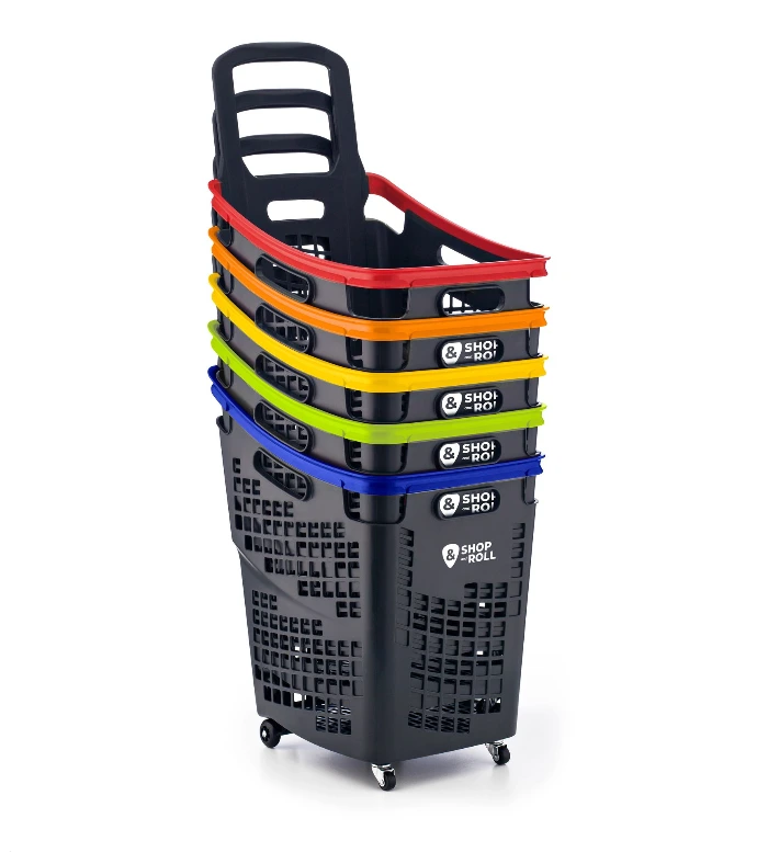 Wheeled Hand Basket 65lt