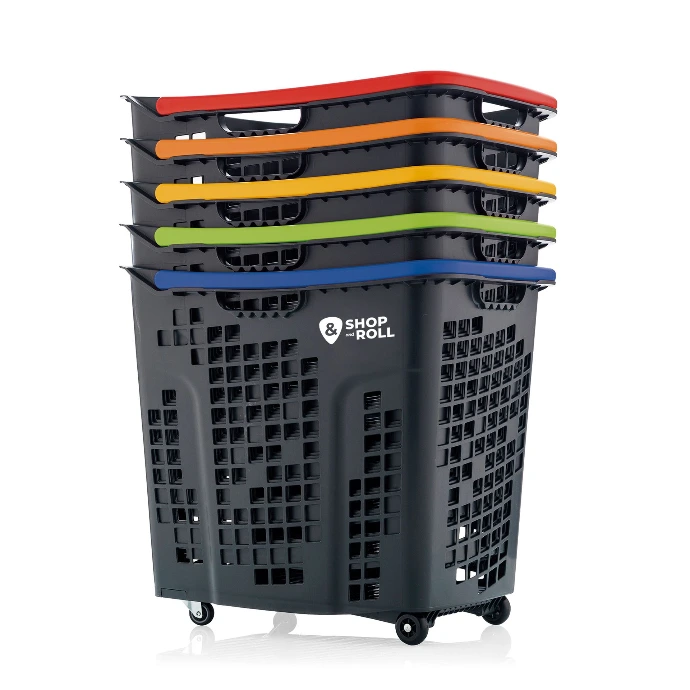 Wheeled Hand Basket 80lt