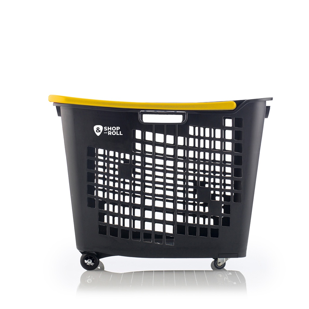 ShopRoll 55L Wheeled Basket in Antrachite