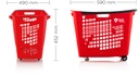 ShopRoll 55L Wheeled Basket in Antrachite
