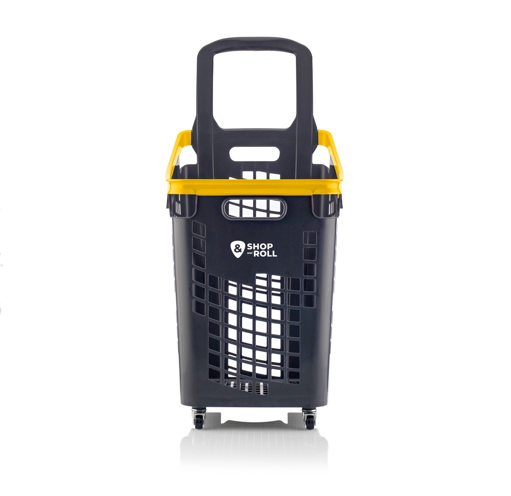 ShopRoll 55L Wheeled Basket in Antrachite