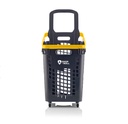 ShopRoll 55L Wheeled Basket in Antrachite
