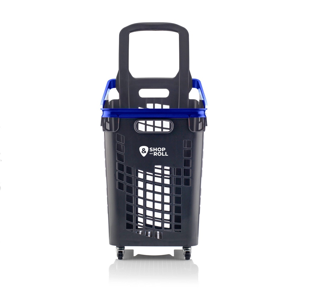 ShopRoll 55L Wheeled Basket in Antrachite