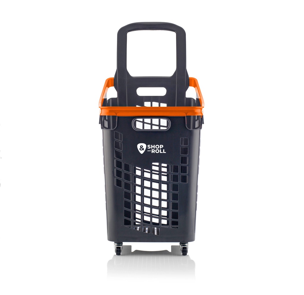 ShopRoll 55L Wheeled Basket in Antrachite