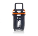 ShopRoll 55L Wheeled Basket in Antrachite