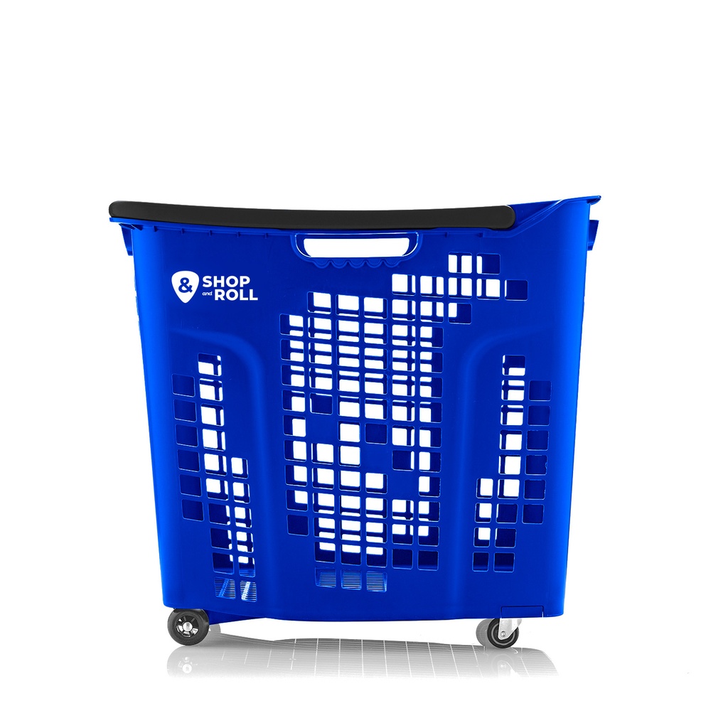 ShopRoll 80L Wheeled Basket in Antrachite