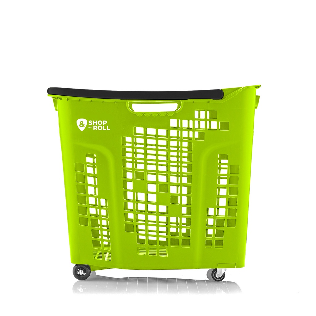 ShopRoll 80L Wheeled Basket in Antrachite