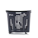 ShopRoll 80L Wheeled Basket in Antrachite
