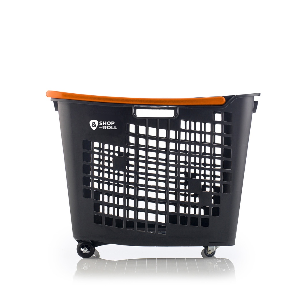 ShopRoll 55L Wheeled Basket in Antrachite