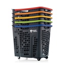 ShopRoll 80L Wheeled Basket in Antrachite
