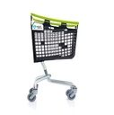 PLASTIC TROLLEY WITH COINLOCK