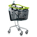 PLASTIC TROLLEY WITH COINLOCK