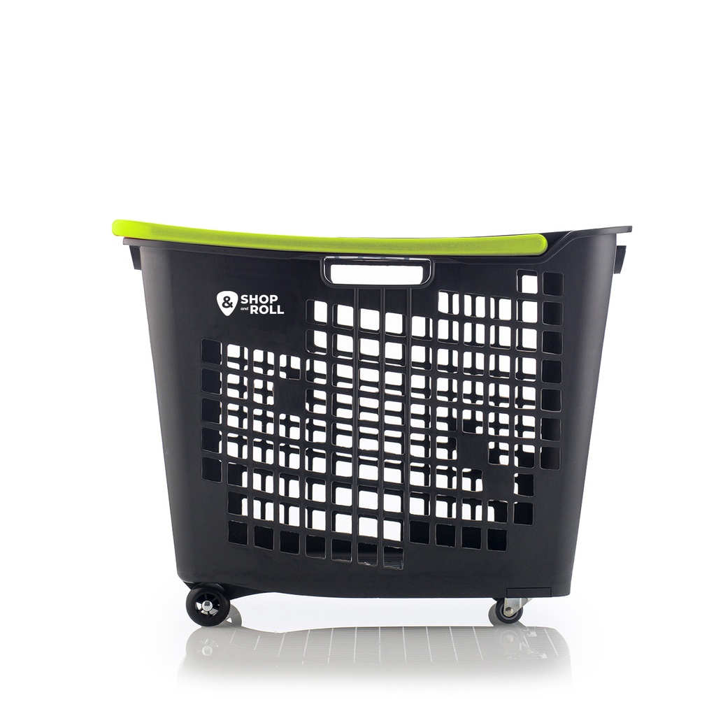 ShopRoll 55L Wheeled Basket in Antrachite