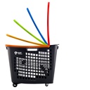 ShopRoll 55L Wheeled Basket in Antrachite