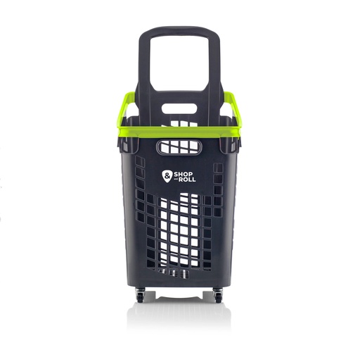 ShopRoll 65L Wheeled Basket in Antrachite
