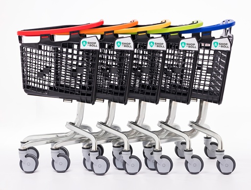 Plastic Loop Trolley with Coin Lock System